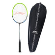 Li-Ning Turbo X 70 G4 Strung Graphite Badminton Racquet (Black/Lime) with Free Full Racket Cover | KIBI Sports Li-Ning