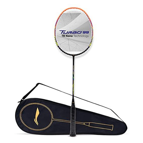 Li-Ning Turbo 99 Carbon Fibre Racket with Free Full Cover (84 Grams. 30 lbs. ) | KIBI Sports - KIBI SPORTS