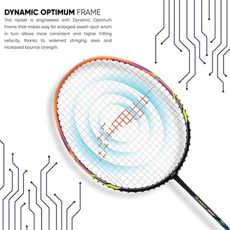 Li-Ning Turbo 99 Carbon Fibre Racket with Free Full Cover (84 Grams. 30 lbs. ) | KIBI Sports - KIBI SPORTS