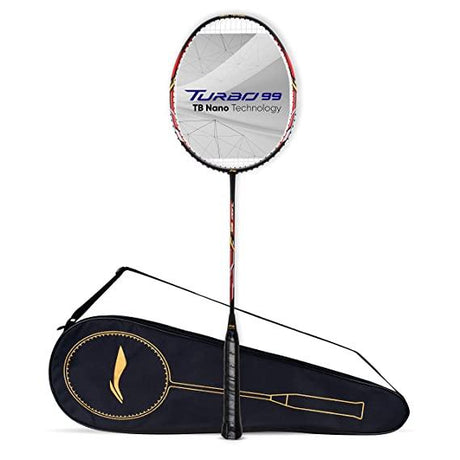 Li-Ning Turbo 99 Carbon Fibre Racket with Free Full Cover (84 Grams. 30 lbs. ) | KIBI Sports - KIBI SPORTS