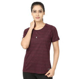 Kronos Raglan Grindle Striper | Women's | Crimson | KIBI Sports - KIBI SPORTS