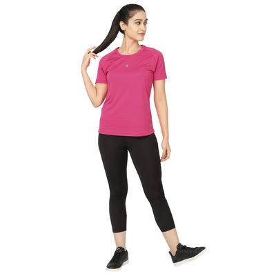 Kronos Raglan Barcode Ultima | Women's | Fuscia | KIBI Sports - KIBI SPORTS