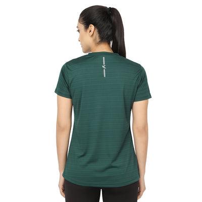 Crew Neck Tops | Women's | Bottle Green | KIBI Sports - KIBI SPORTS