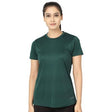 Crew Neck Tops | Women's | Bottle Green | KIBI Sports - KIBI SPORTS