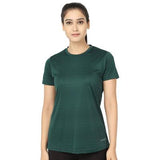 Crew Neck Tops | Women's | Bottle Green | KIBI Sports - KIBI SPORTS