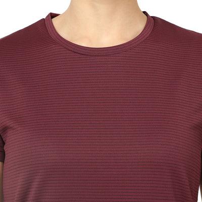 Kronos DRI-FIT Crew Neck Tee | Women's | Majestic Red | KIBI Sports - KIBI SPORTS