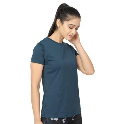 Kronos DRI-FIT Crew Neck Tee | Women's | Cobalt Blue | KIBI Sports - KIBI SPORTS