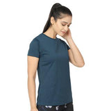 Kronos DRI-FIT Crew Neck Tee | Women's | Cobalt Blue | KIBI Sports - KIBI SPORTS
