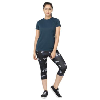 Kronos DRI-FIT Crew Neck Tee | Women's | Cobalt Blue | KIBI Sports - KIBI SPORTS