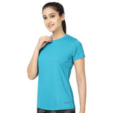 Kronos DRI-FIT Crew Neck Tee | Women's | Indian Blue | KIBI Sports - KIBI SPORTS