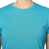 Kronos DRI-FIT Crew Neck Tee | Women's | Indian Blue | KIBI Sports - KIBI SPORTS