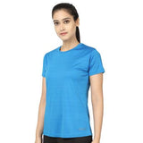 Kronos Crew Neck Tops | Women's | Indian Blue | KIBI Sports - KIBI SPORTS