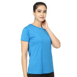 Kronos Crew Neck Tops | Women's | Indian Blue | KIBI Sports - KIBI SPORTS