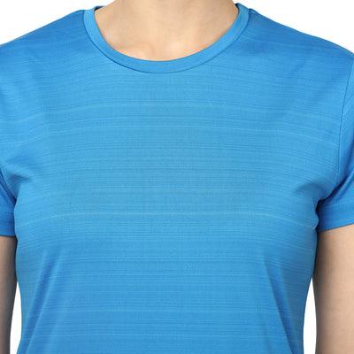 Kronos Crew Neck Tops | Women's | Indian Blue | KIBI Sports - KIBI SPORTS