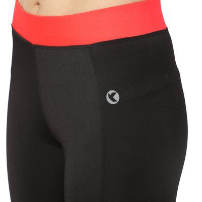 Kronos ULTRA-LITE Yoga Tights | Women's | Neon Orange | KIBI Sports - KIBI SPORTS