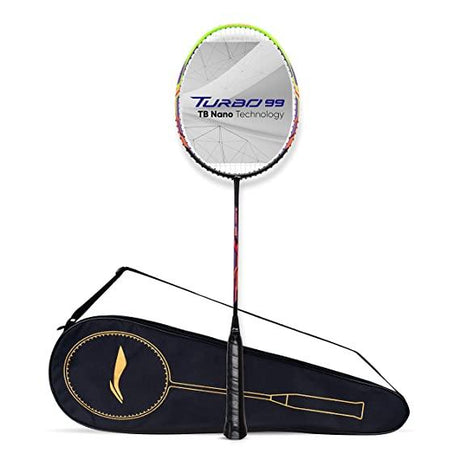 Li-Ning Turbo 99 Carbon Fibre Racket with Free Full Cover (84 Grams. 30 lbs. ) | KIBI Sports - KIBI SPORTS