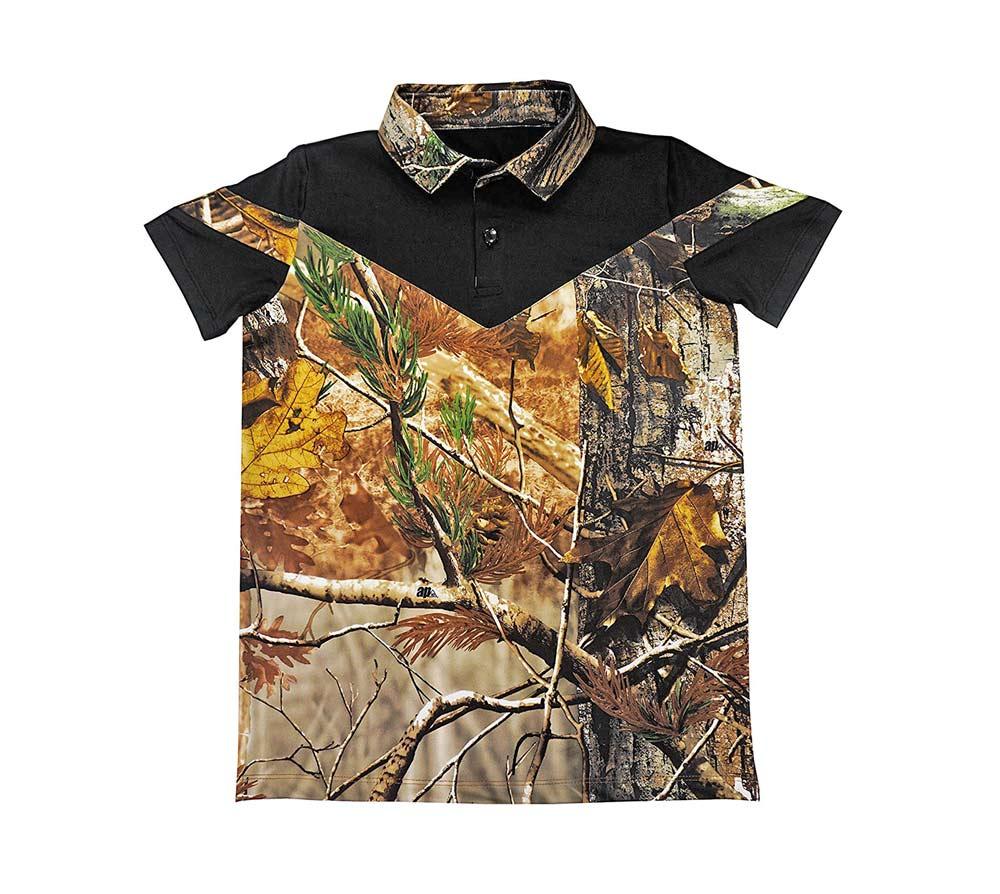 ReDesign Boys Perfomance Tshirt (Camo Polo) | Kids | KIBI Sports - KIBI SPORTS