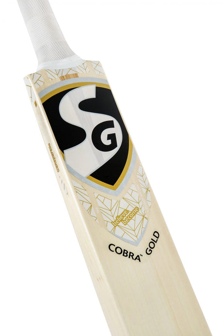 SG Cobra Gold Kashmir Willow Cricket Bat (Leather Ball) - KIBI SPORTS