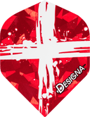 DESIGNA Patriot Dart Flights – 100 Micron – Strong – Hologram – Std - KIBI SPORTS