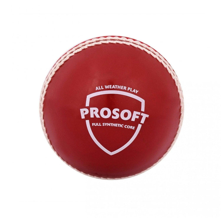 SG Prosoft synthetic Cricket Ball (Red) - KIBI SPORTS