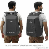 Ghost Carbon Fiber – 25 litres, 15.6 Inch Anti-Theft Laptop Backpack - KIBI SPORTS