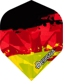 DESIGNA Patriot Dart Flights – 100 Micron – Strong – Hologram – Std - KIBI SPORTS
