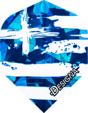 DESIGNA Patriot Dart Flights – 100 Micron – Strong – Hologram – Std - KIBI SPORTS