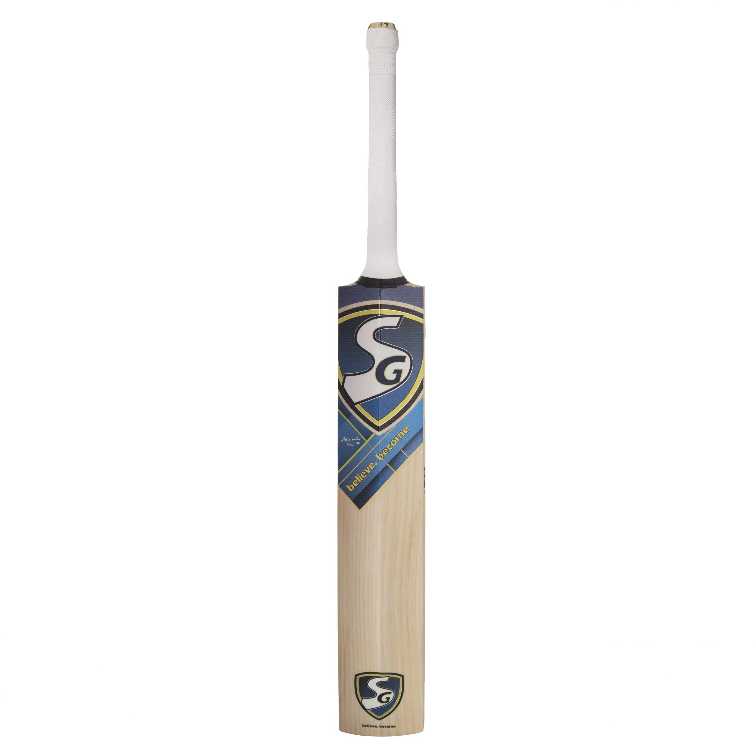 SG IK Players Grade 1 Worlds Finest and rare top grade English Willow highest quality and performance Bat (Leather Ball) - KIBI SPORTS