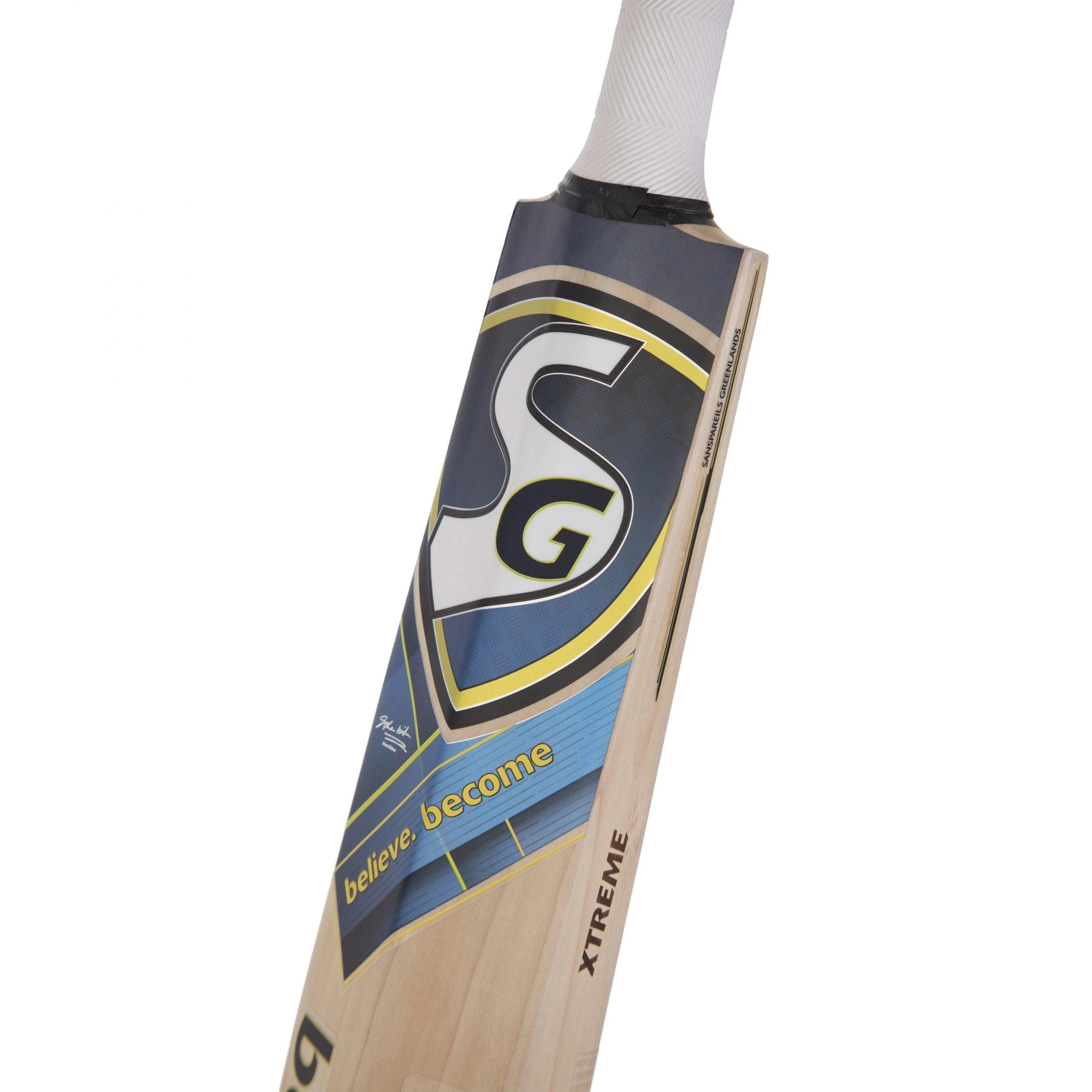 SG IK Xtreme Grade 3 Worlds Finest English Willow Bat (Leather Ball) - KIBI SPORTS