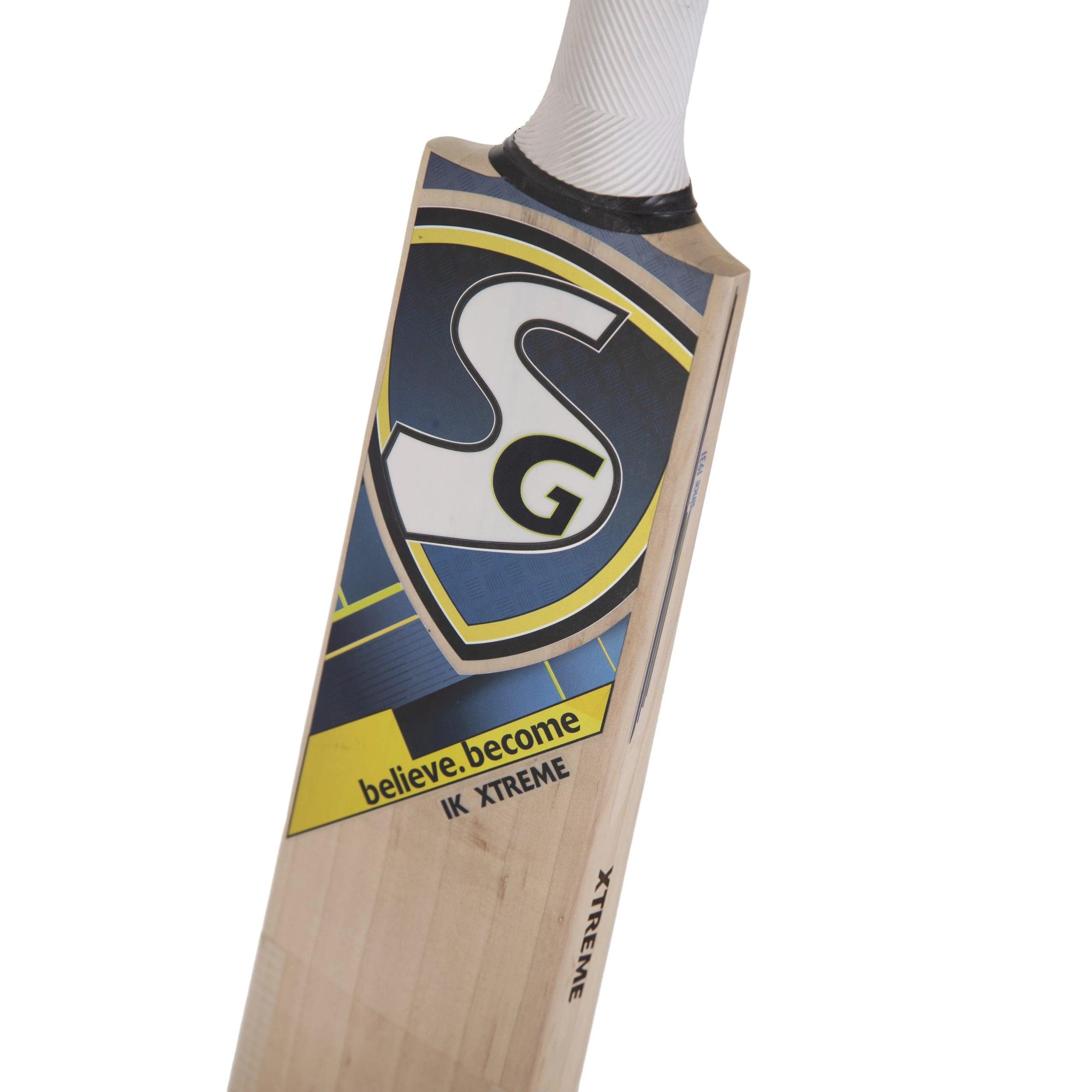 SG IK Xtreme Grade 3 Worlds Finest English Willow Bat (Leather Ball) - KIBI SPORTS