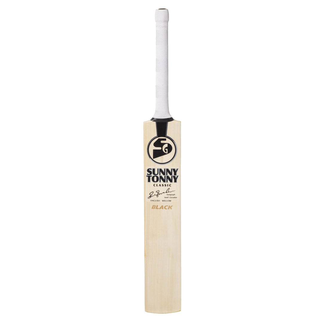 SG Sunny Tonny Classic Black – Grade 1 Worlds Finest English Willow Cricket Bat (Leather Ball) - KIBI SPORTS