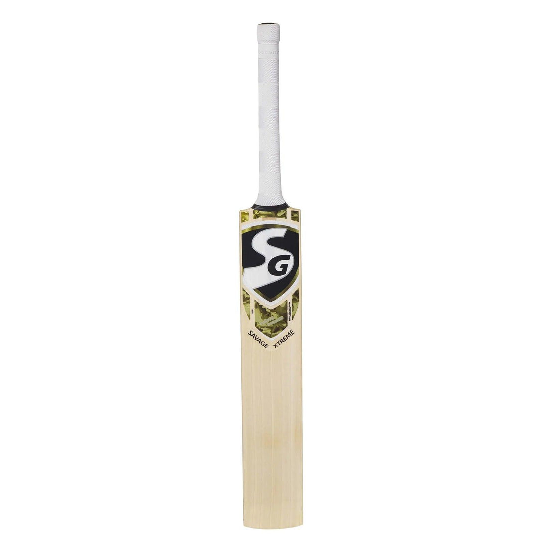 SG Savage Xtreme Finest English Willow grade 3 Cricket Bat (Leather Ball) - KIBI SPORTS