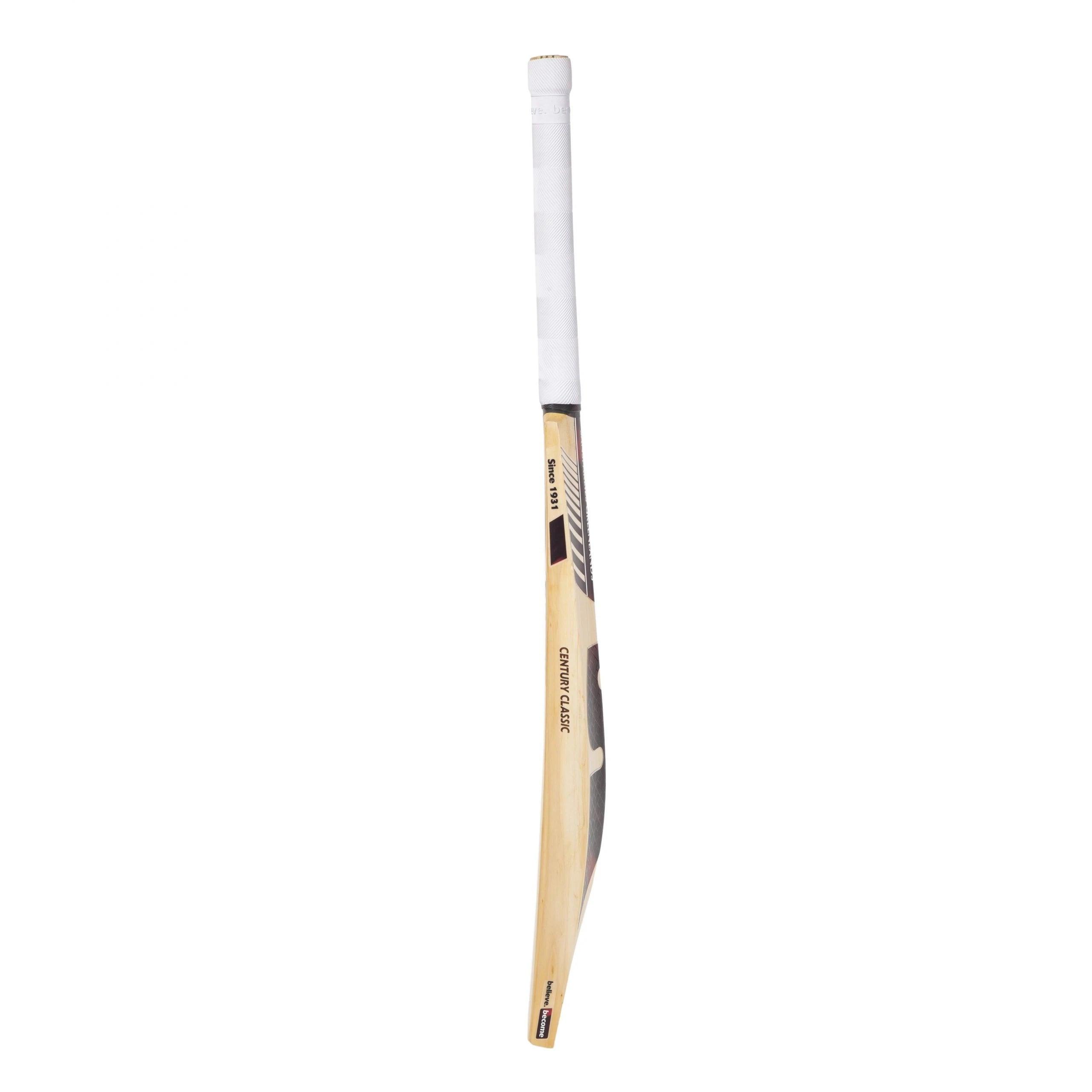 Century Classic Traditionally Shaped English Willow Cricket Bat (Leather Ball) - KIBI SPORTS