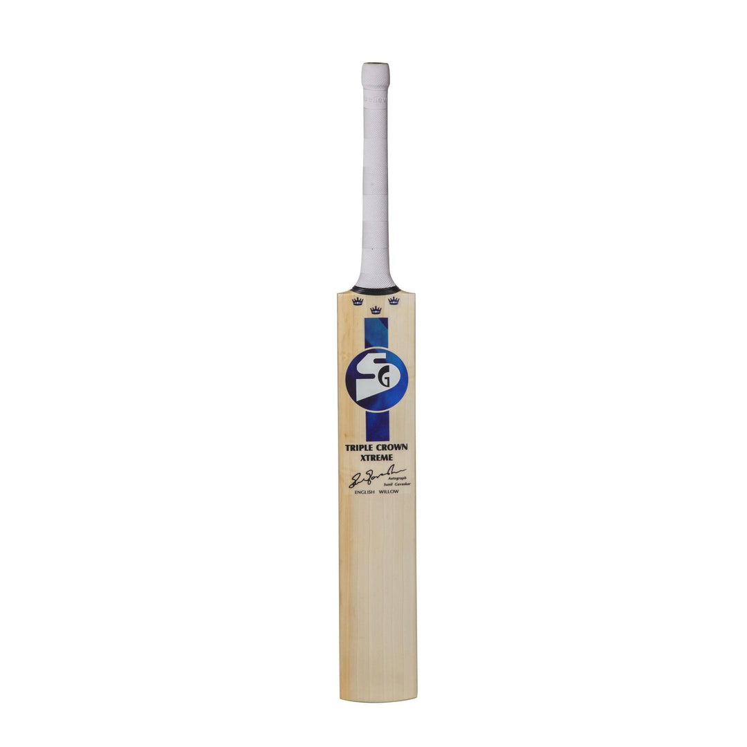 SG Triple Crown Xtreme Finest English Willow grade 3 Cricket Bat (Leather Ball) - Full Size - KIBI SPORTS