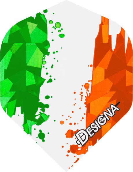 DESIGNA Patriot Dart Flights – 100 Micron – Strong – Hologram – Std - KIBI SPORTS