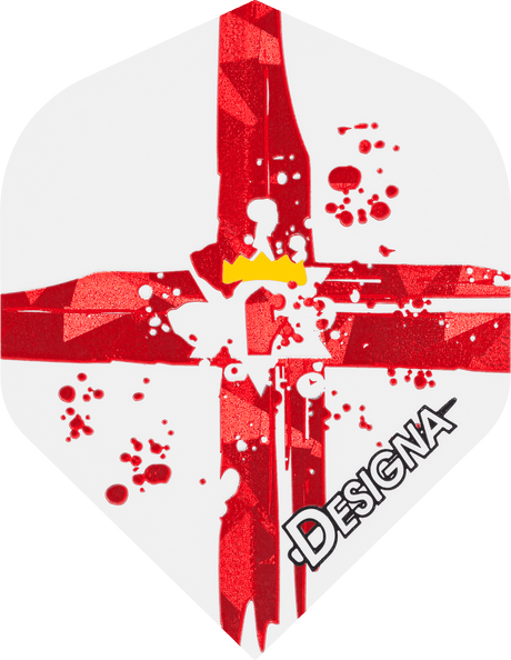 DESIGNA Patriot Dart Flights – 100 Micron – Strong – Hologram – Std - KIBI SPORTS