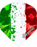 DESIGNA Patriot Dart Flights – 100 Micron – Strong – Hologram – Std - KIBI SPORTS