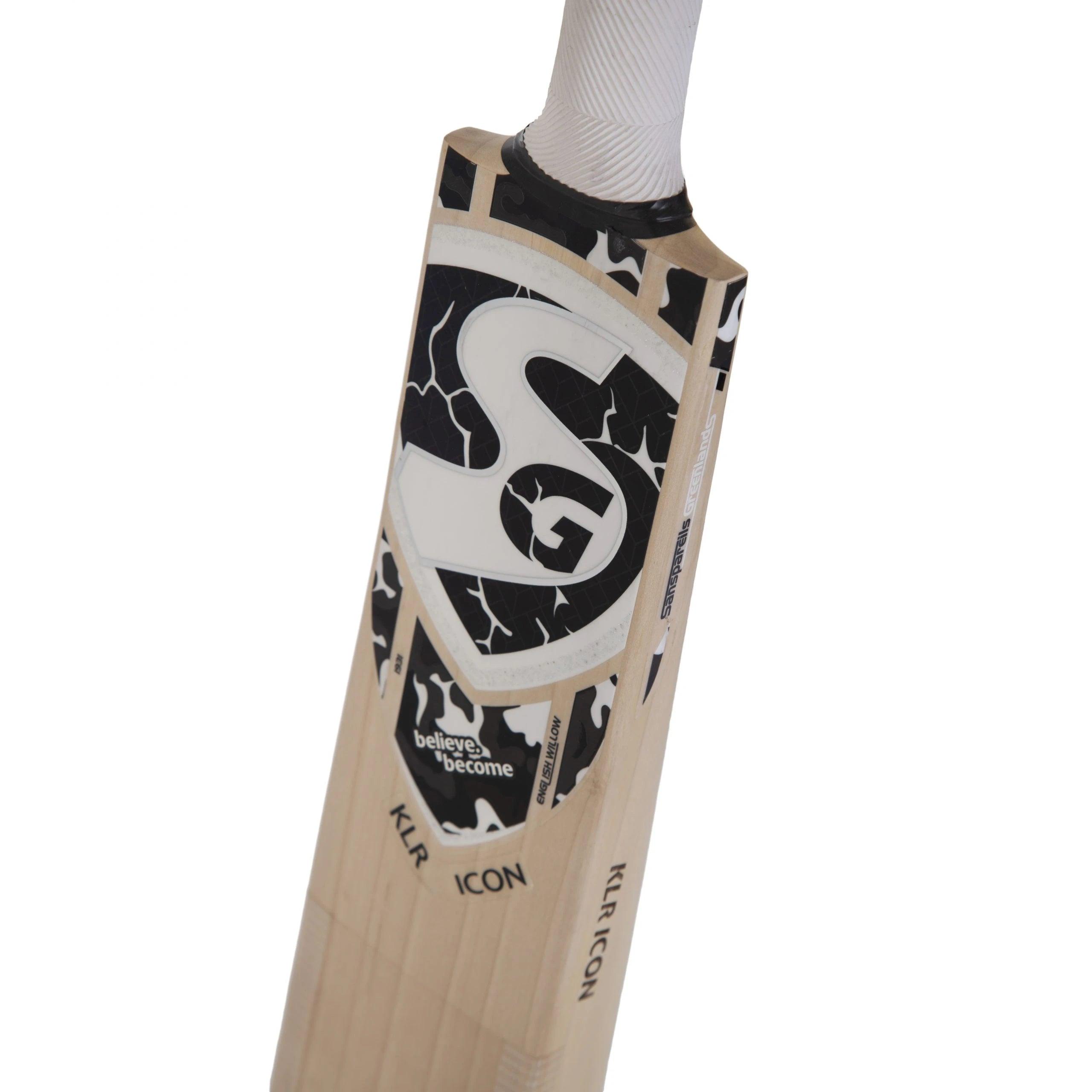 SG KLR ICON Grade 3 Rare Top Grade English Willow Custom made to ensure highest quality and performance(Leather Ball) - KIBI SPORTS