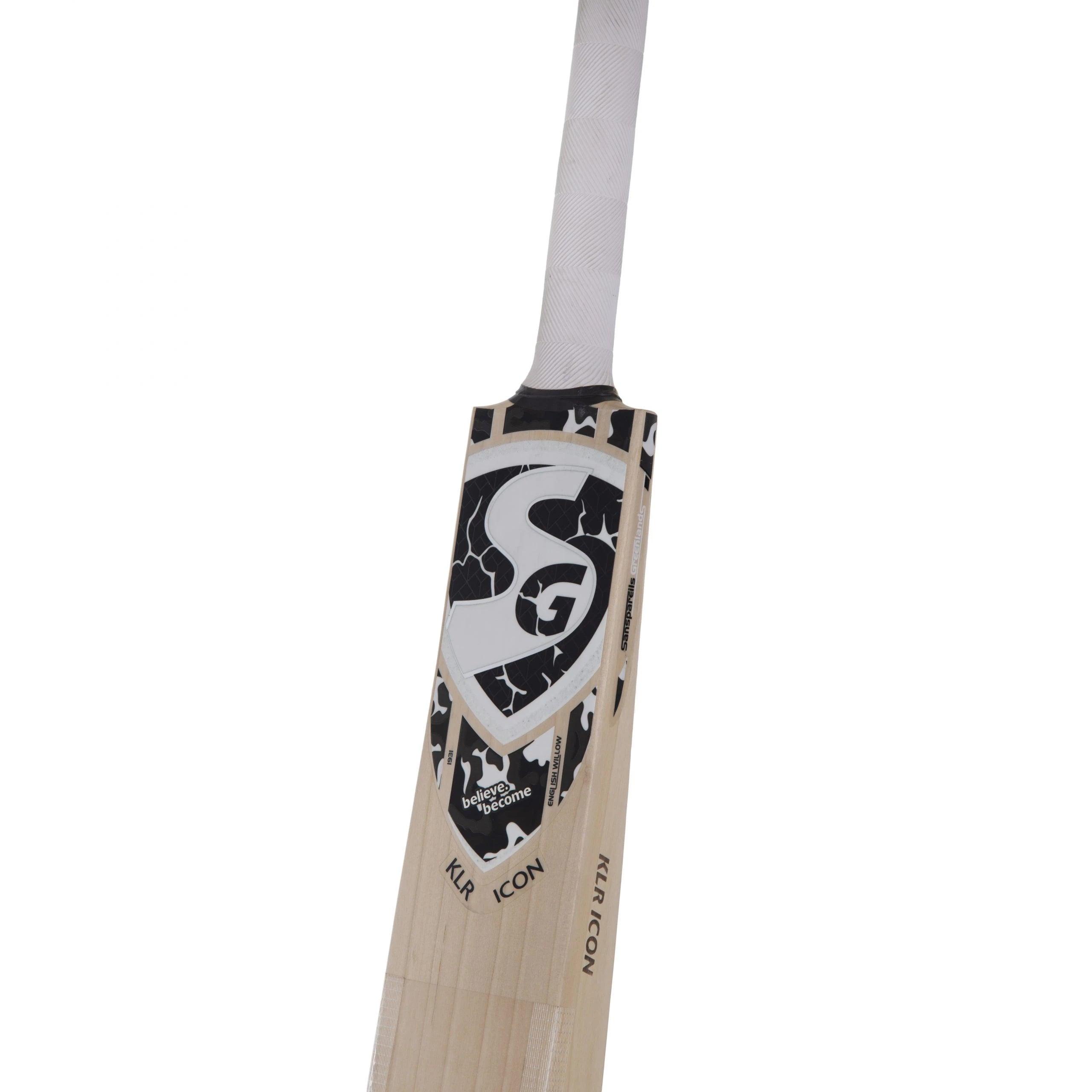 SG KLR ICON Grade 3 Rare Top Grade English Willow Custom made to ensure highest quality and performance(Leather Ball) - KIBI SPORTS