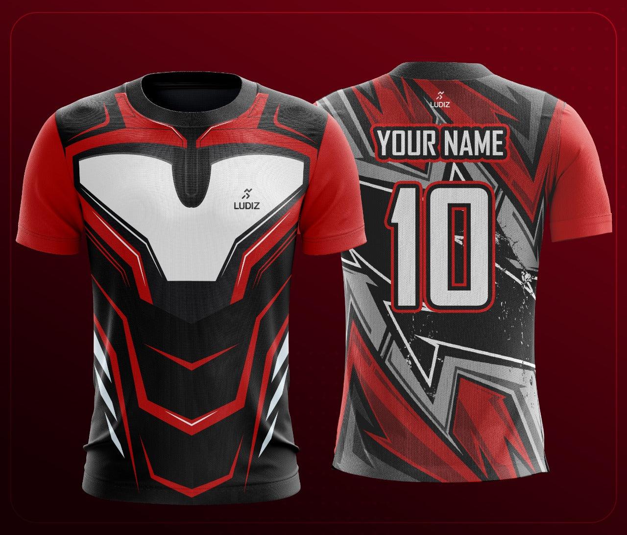 Premium Sports Jersey for a comfortable wear. Stretchable and light weight material designed by Ludiz. - KIBI SPORTS