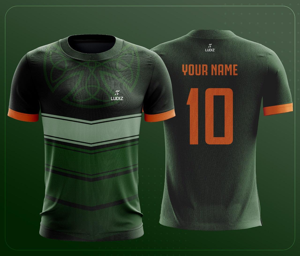 Premium Sports Jersey for a comfortable wear. Stretchable and light weight material designed by Ludiz. - KIBI SPORTS