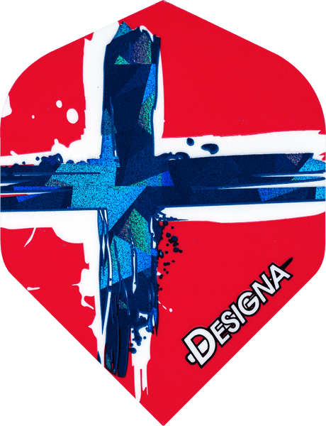 DESIGNA Patriot Dart Flights – 100 Micron – Strong – Hologram – Std - KIBI SPORTS