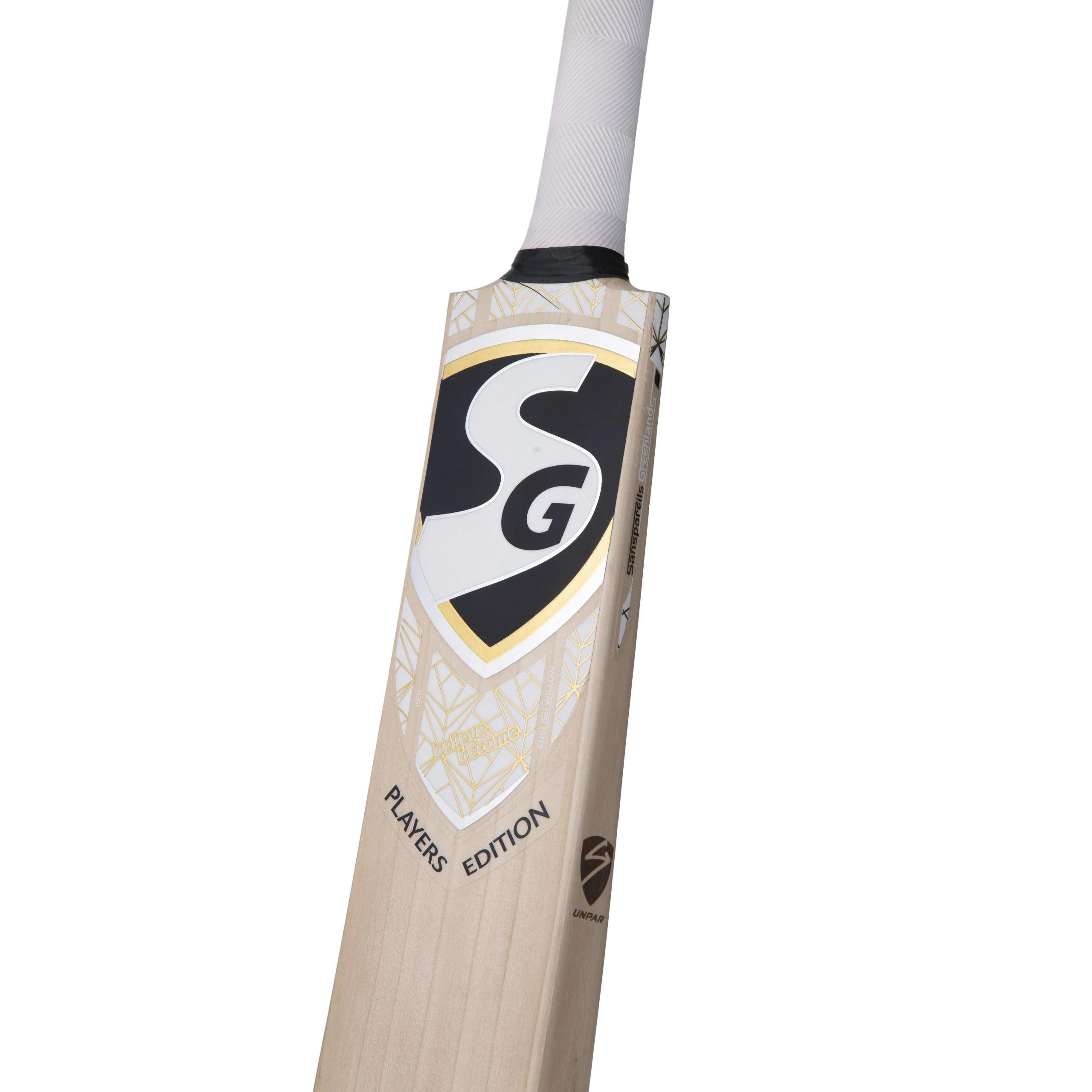 Players Edition English Willow top grade 1 Cricket Bat (Leather Ball) - KIBI SPORTS