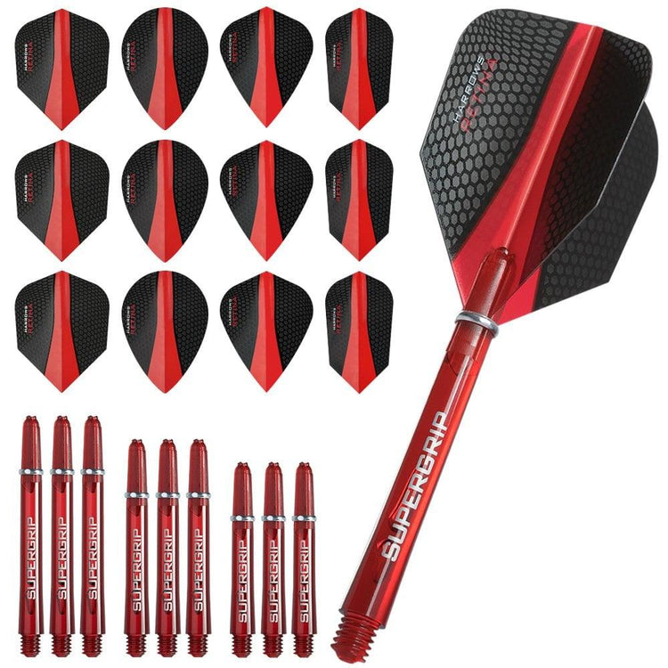 HARROWS Retina Dart Flights and Shafts Combo Kit - KIBI SPORTS