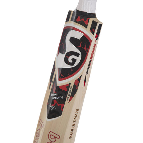 SG Roar Ultimate – Grade 3 world’s finest English willow hard pressed & traditionally shaped Bat (Leather Ball) - KIBI SPORTS