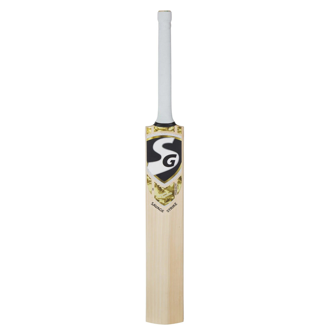 SG Savage Strike Finest English Willow grade 2 Cricket Bat (Leather Ball) - KIBI SPORTS