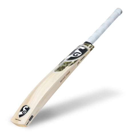 SG Savage Strike Finest English Willow grade 2 Cricket Bat (Leather Ball) - KIBI SPORTS