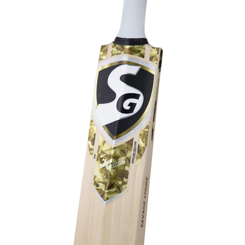 SG Savage Strike Finest English Willow grade 2 Cricket Bat (Leather Ball) - KIBI SPORTS