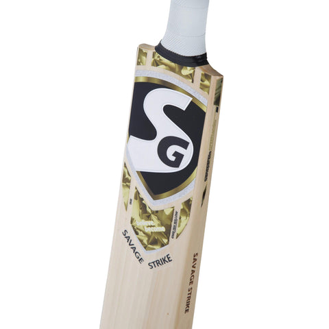 SG Savage Strike Finest English Willow grade 2 Cricket Bat (Leather Ball) - KIBI SPORTS