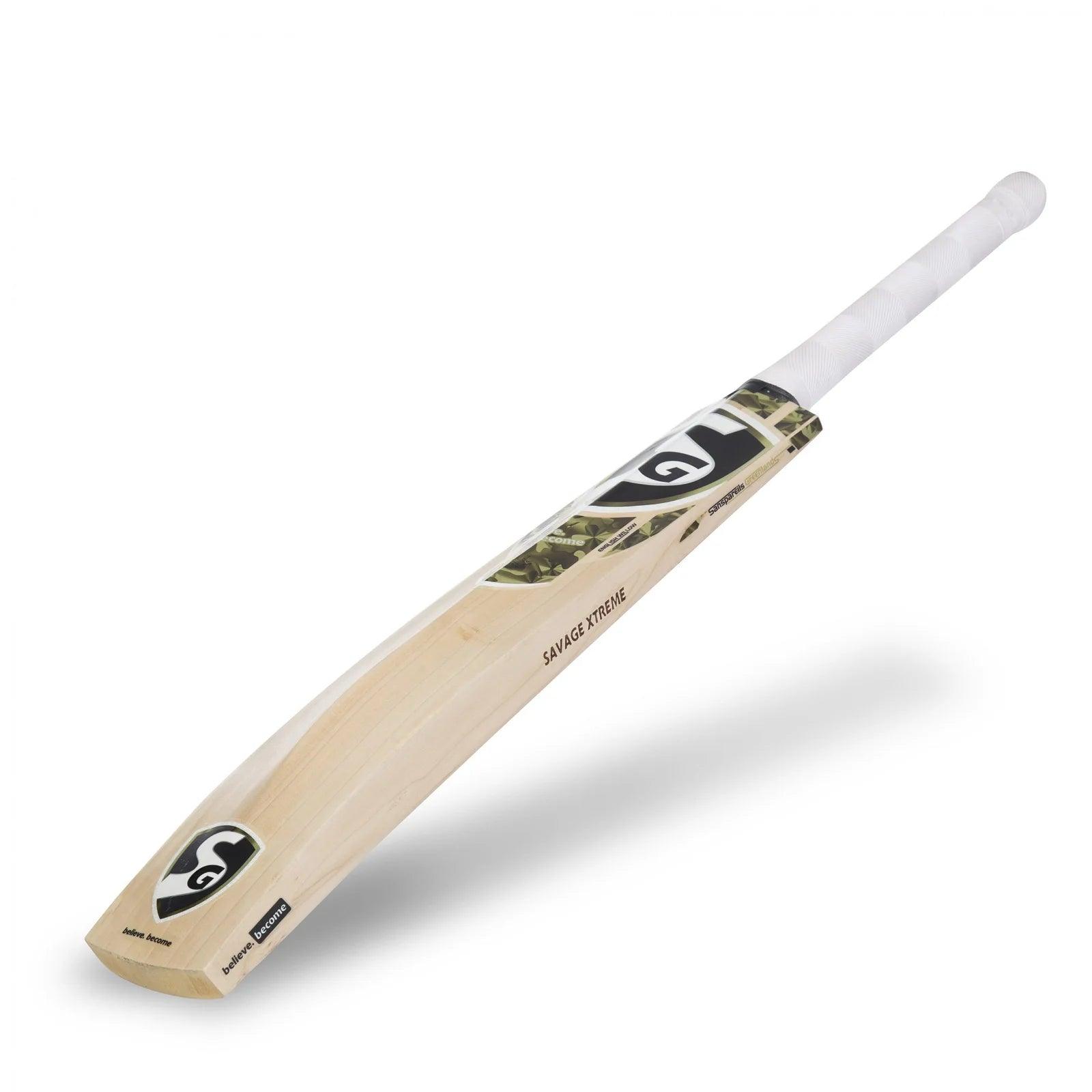 SG Savage Xtreme Finest English Willow grade 3 Cricket Bat (Leather Ball) - KIBI SPORTS